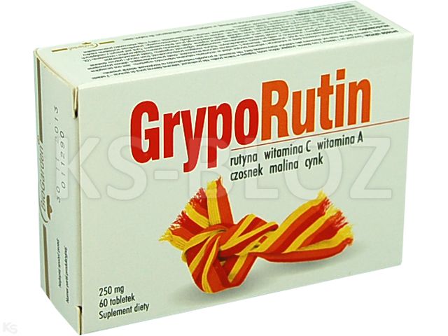 Gryporutin interakcje ulotka tabletki 250 mg 60 tabl.