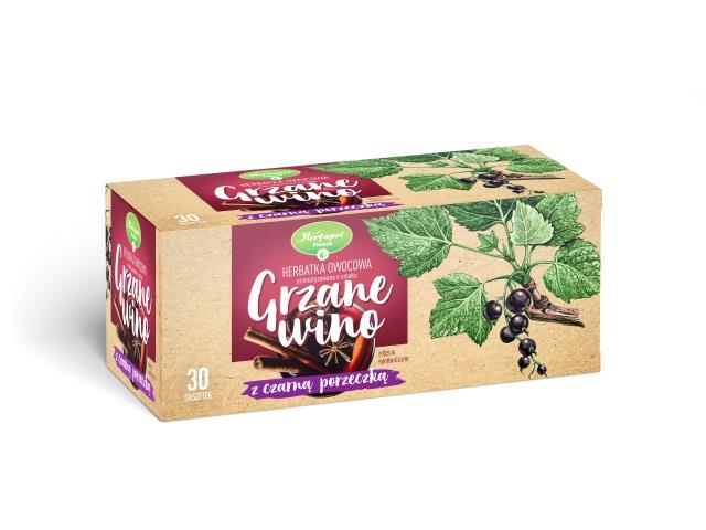 Grzane Wino z czarną porzeczką interakcje ulotka saszetka - 30 sasz.