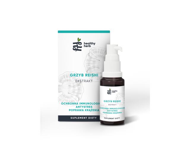 Grzyb Reishi Ekstrakt interakcje ulotka płyn - 30 ml