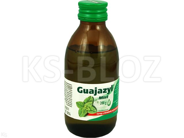 Guajazyl Mint interakcje ulotka syrop 125 mg/5ml 160 ml | but.