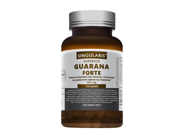 Guarana Forte Singularis Superior interakcje ulotka kapsułki żelatynowe  120 kaps.