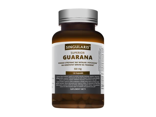 Guarana Singularis Superior interakcje ulotka kapsułki - 120 kaps.