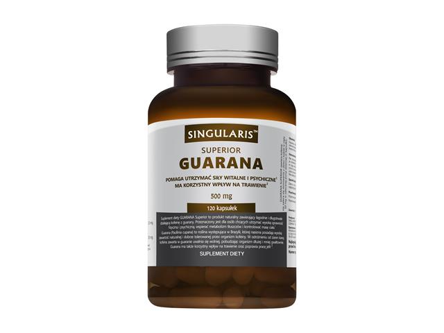 Guarana Singularis Superior interakcje ulotka kapsułki  120 kaps.