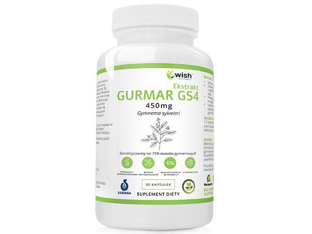 Gurmar GS4 450 mg Ekstrakt interakcje ulotka kapsułki - 90 kaps.