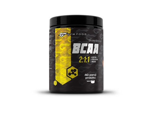 Gym Food Bcaa 2:1:1 interakcje ulotka proszek - 480 g
