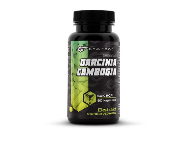 Gym Food Garcinia Cabogia 60% HCA interakcje ulotka kapsułki - 90 kaps.