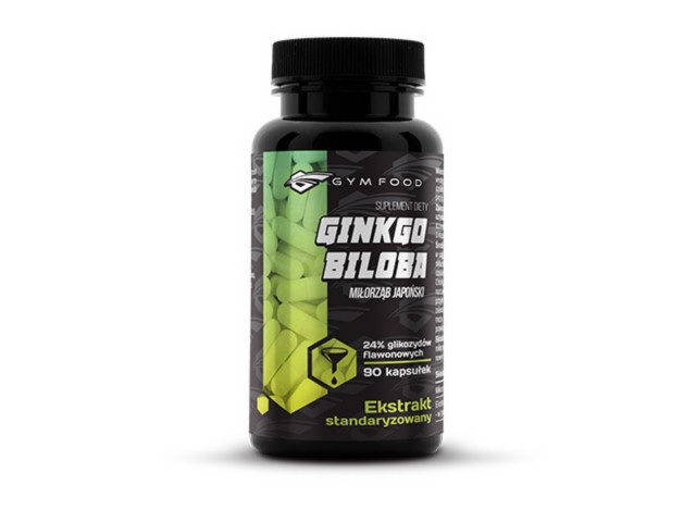 Gym Food Ginkgo Biloba interakcje ulotka kapsułki - 90 kaps.