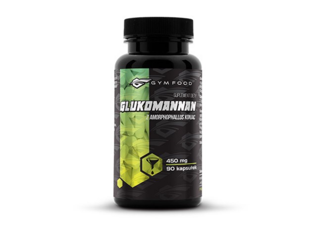 Gym Food Glukomannan interakcje ulotka kapsułki  90 kaps.