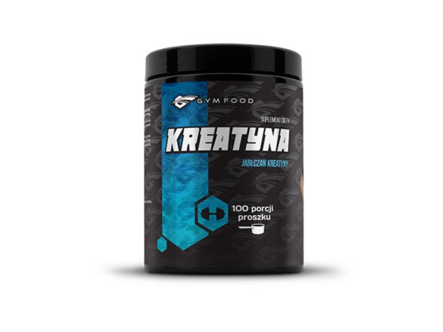 Gym Food Kreatyna jabłczan kreatyny interakcje ulotka proszek - 500 g