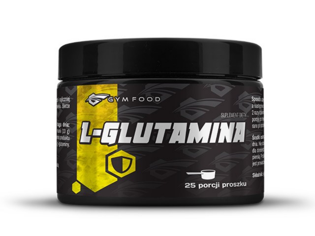Gym Food L-Glutamina interakcje ulotka proszek  250 g