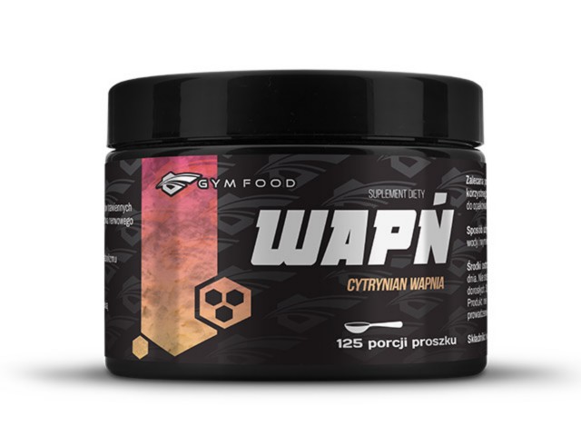 Gym Food Wapń interakcje ulotka proszek - 250 g