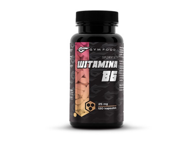 Gym Food Witamina B6 interakcje ulotka kapsułki - 120 kaps.