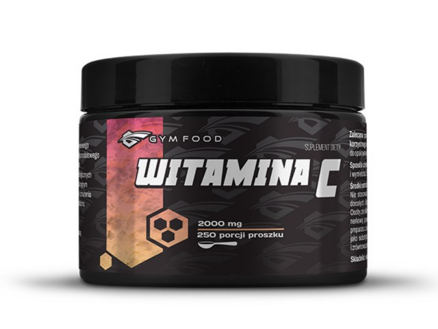 Gym Food Witamina C interakcje ulotka proszek  500 g