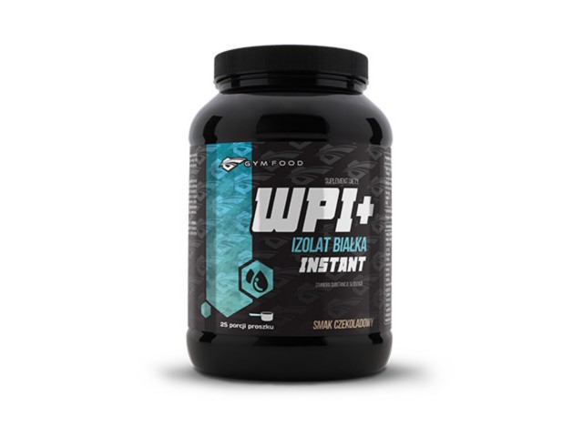 Gym Food WPI+ Izolat Białka Instant smak czekoladowy interakcje ulotka proszek - 750 g