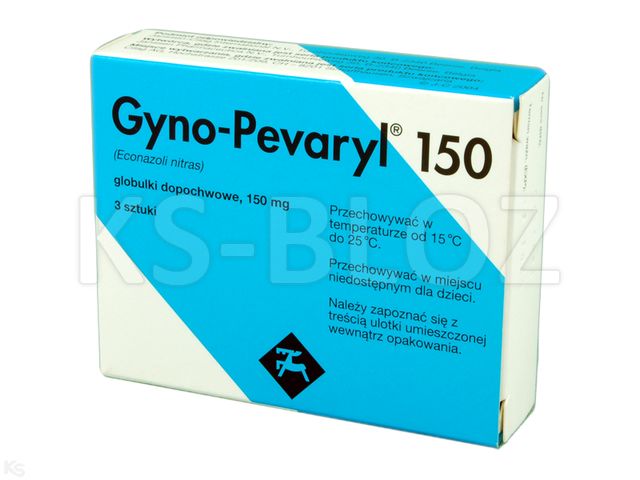 Gyno-Pevaryl 150 interakcje ulotka globulki dopochwowe 150 mg 3 glob.