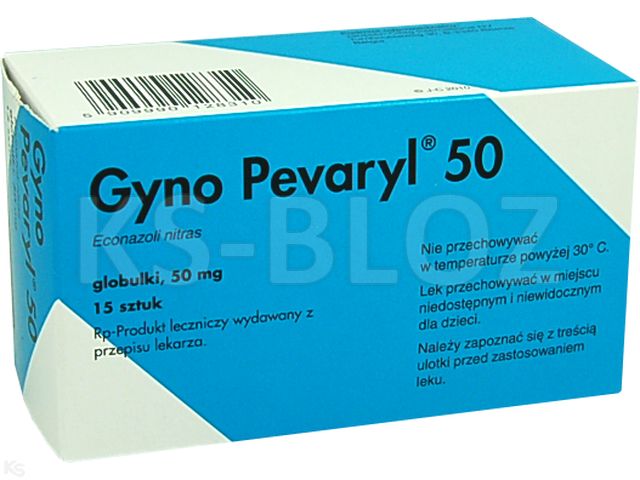 Gyno-Pevaryl 50 interakcje ulotka globulki dopochwowe 50 mg 15 glob.