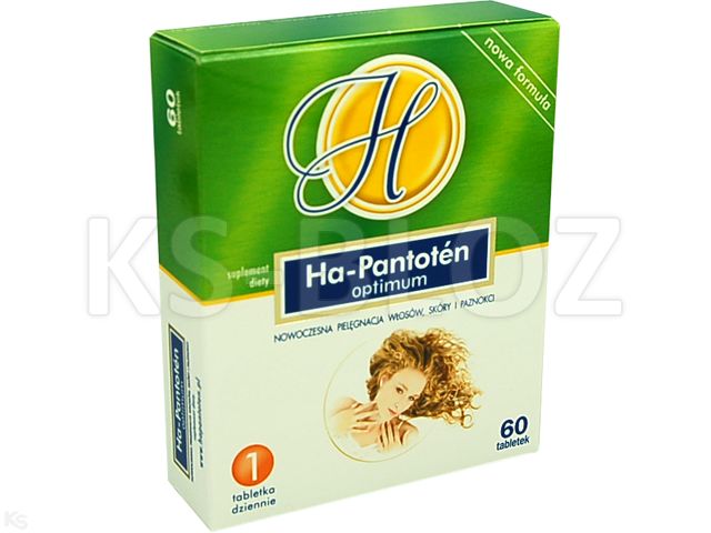 Ha-Pantoten Optimum interakcje ulotka tabletki  60 tabl.