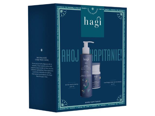 Hagi Ahoj Kapitanie Zestaw Żel do mycia twarzy + Krem-żel nawilżający do twarzy interakcje ulotka zestaw - 200 ml + 50 ml
