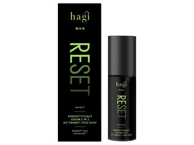 Hagi Men Reset Boost Serum do twarzy i pod oczy energetyzujące 2w1 interakcje ulotka serum - 30 ml