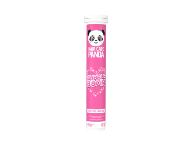 Hair Care Panda Bubble Boom interakcje ulotka tabletki musujące  20 tabl.