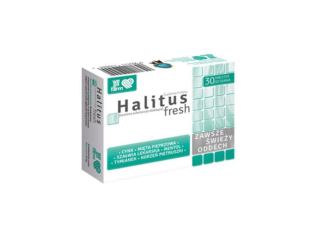 Halitus fresh interakcje ulotka tabletki do ssania  30 tabl.