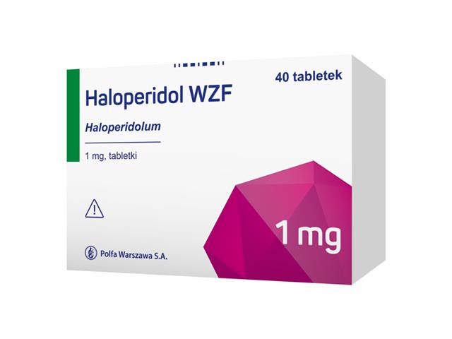 Haloperidol WZF interakcje ulotka tabletki 1 mg 40 tabl. | blist.