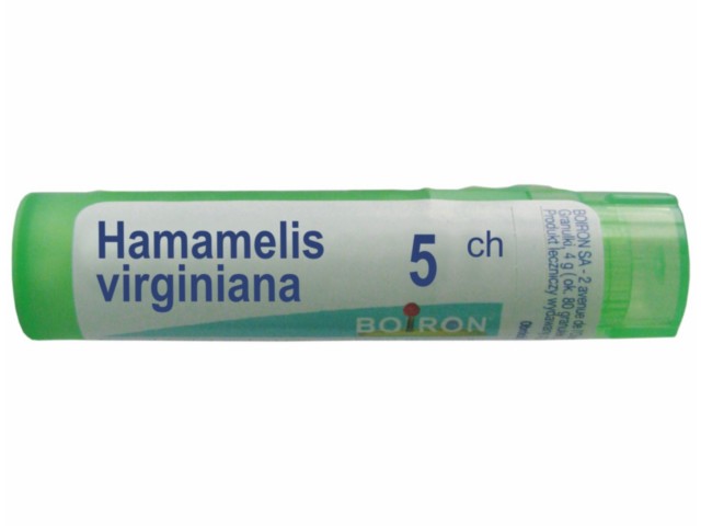 Hamamelis Virginiana 5 CH interakcje ulotka granulki  4 g