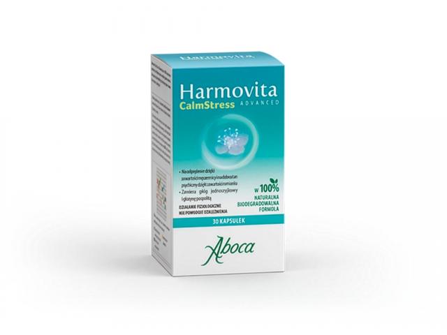Harmovita CalmStress Advanced interakcje ulotka kapsułki 30 kaps.