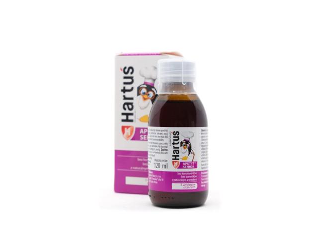 Hartuś Apetyt Senior interakcje ulotka syrop  120 ml