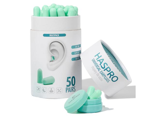 Haspro Universal Earplugs Stopery do uszu mint interakcje ulotka stopery  50 zest. (par)