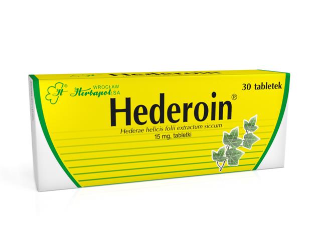 Hederoin interakcje ulotka tabletki 15 mg 30 tabl. (3 blist. po 10 tabl.)
