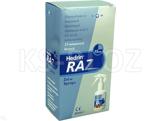 Hedrin Raz Żel-spray interakcje ulotka żel  60 ml