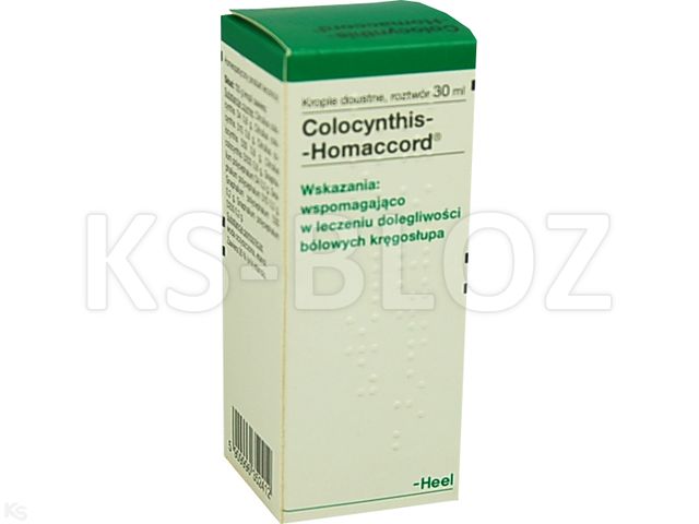 HEEL Colocynthis-Homaccord interakcje ulotka krople doustne  30 ml | butelka