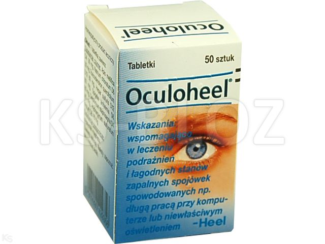 HEEL Oculoheel interakcje ulotka tabletki  50 tabl. | pojemnik