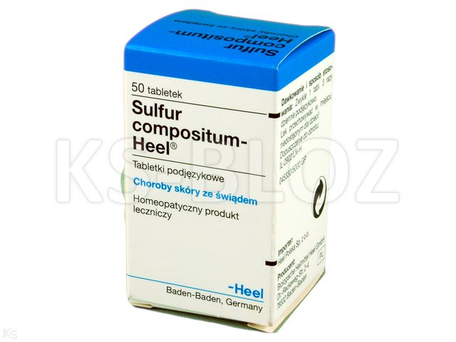 HEEL Sulfur comp.-Heel interakcje ulotka tabletki - 50 tabl. (poj.)