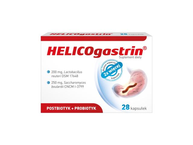 Helicogastrin interakcje ulotka kapsułki - 28 kaps.