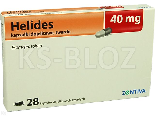 Helides interakcje ulotka kapsułki dojelitowe twarde 40 mg 28 kaps.