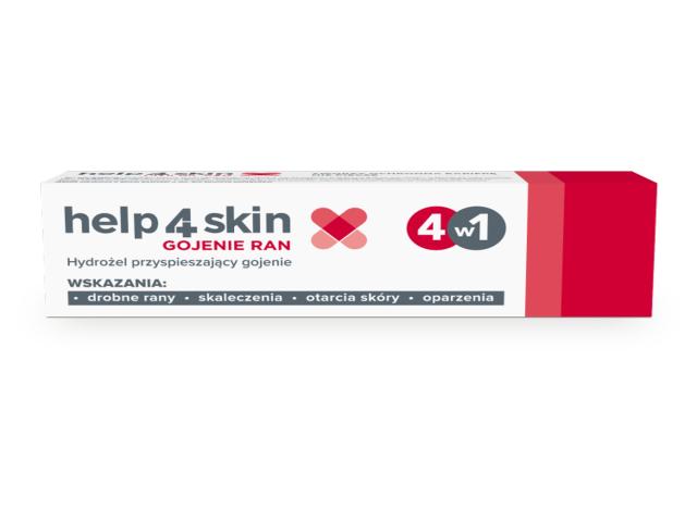 Help4Skin Gojenie Ran interakcje ulotka żel  50 g