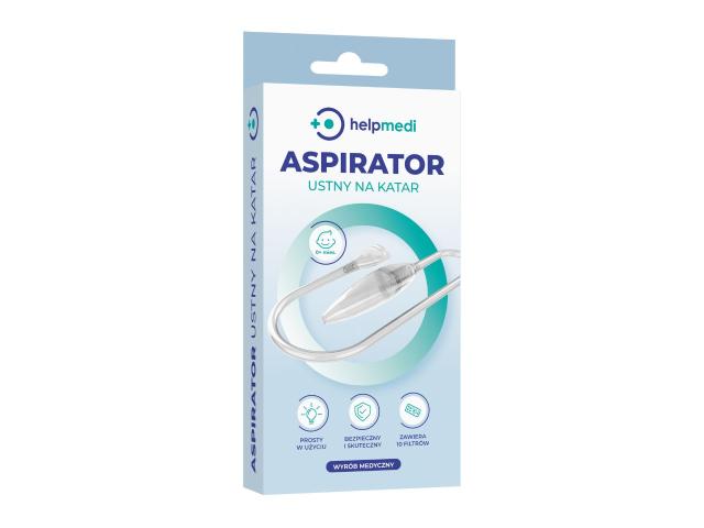 HelpMedi Aspirator ustny na katar interakcje ulotka aspirator - 1 szt.