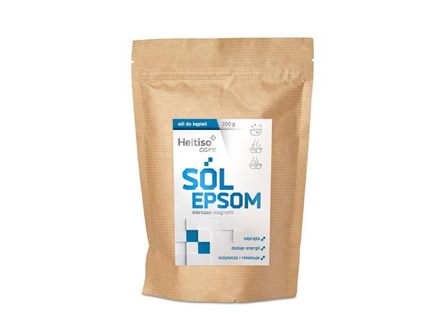 Heltiso Care Sól Epsom do kąpieli interakcje ulotka sól do kąpieli - 200 g