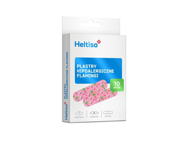 Heltiso Plastry hipoalergiczne flamingi interakcje ulotka plaster  10 szt.