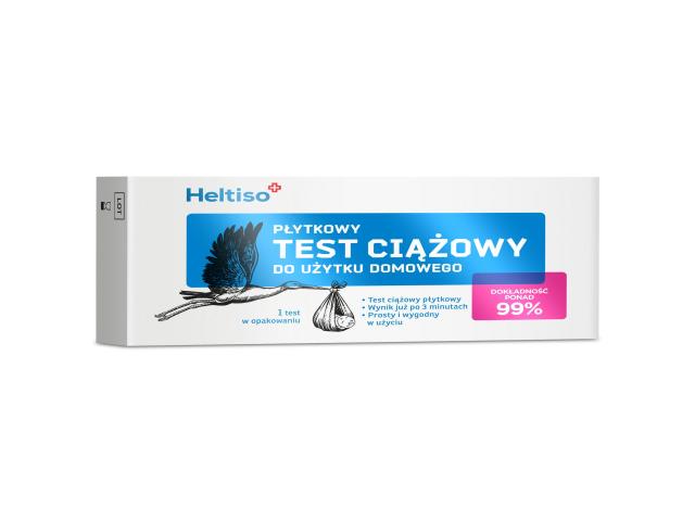 Heltiso Test ciążowy płytkowy do użytku domowego interakcje ulotka test ciążowy  1 szt.