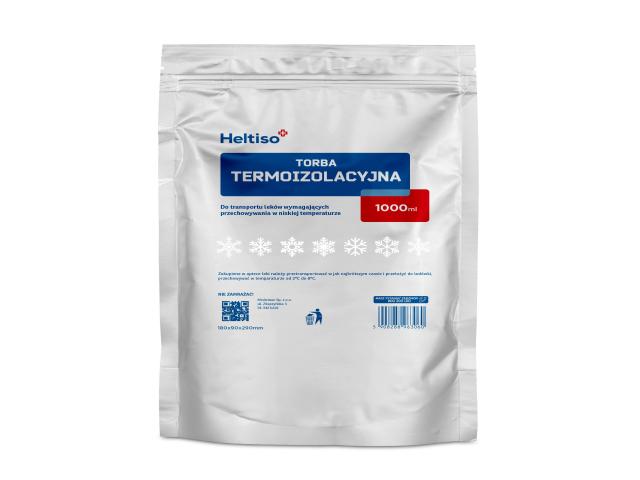 Heltiso Torba termoizolacyjna 1000 ml 175 x 90 x 290 mm interakcje ulotka torebka  1 szt.