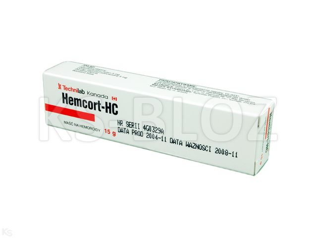 Hemkortin-Hc interakcje ulotka maść (5mg+5mg)/g 15 g