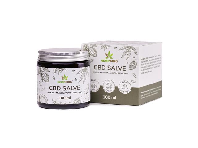 HEMP KING CBD Salve konopie, masło kakaowe, masło shea interakcje ulotka maść  100 ml