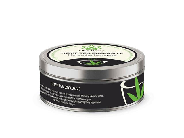 Hemp Tea Exclusive Herbatka Kwiat Konopi interakcje ulotka zioła do zaparzania - 20 g