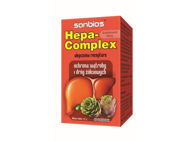 Hepa-Complex interakcje ulotka tabletki 500 mg 60 tabl.