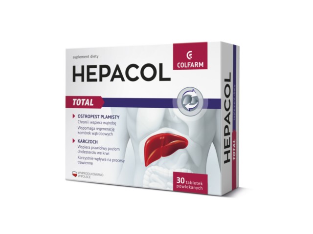 Hepacol Total interakcje ulotka tabletki - 30 tabl.