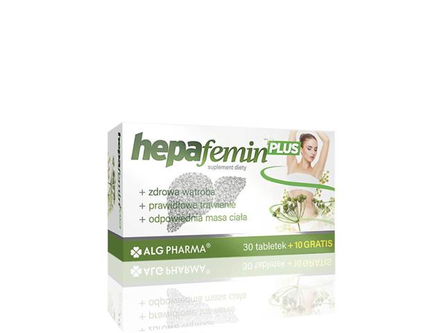 Hepafemin Plus interakcje ulotka tabletki  40 tabl.