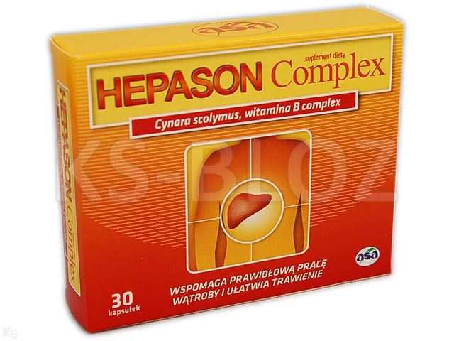 Hepason Complex interakcje ulotka kapsułki  30 kaps. | blister